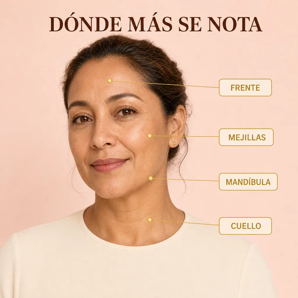 SEDANZA Biochroma · Sérum de colágeno con filamentos dorados y péptidos de seda